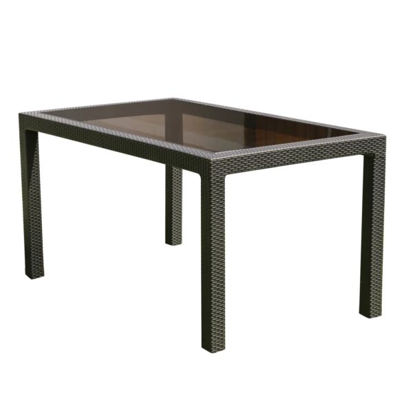 Mesa Indonesia tapa de vidrio VOSS2000 capuchino