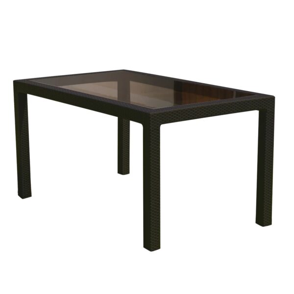 Mesa Indonesia tapa de vidrio VOSS2000 grafito