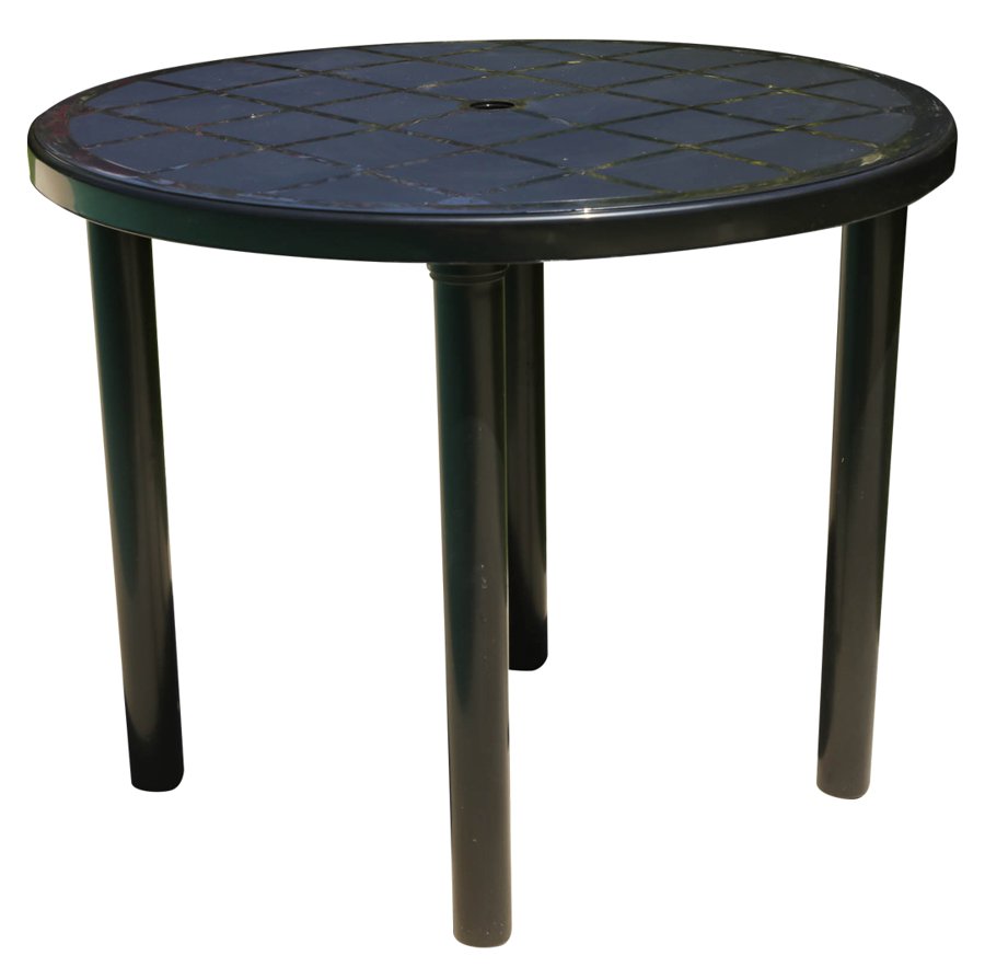 Mesa circular Antillas VOSS2000 negra