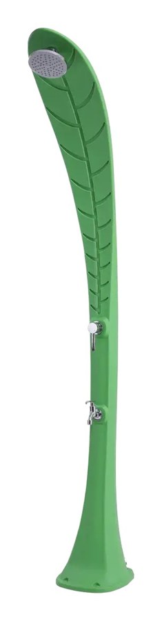 Ducha solar Vulcano hoja verde