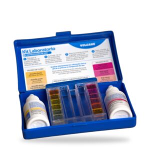 Test kit de cloro y pH Vulcano, estuche